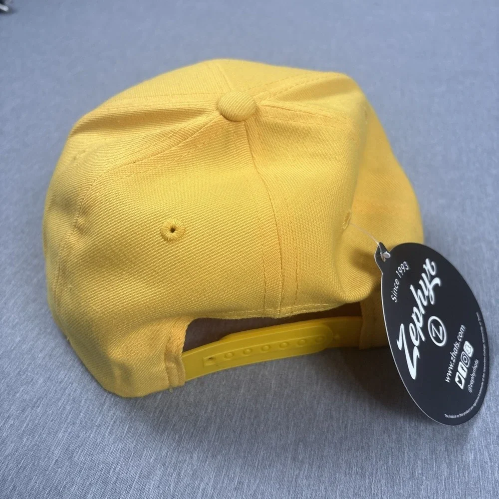 LSU Tigers Zephyr SnapBack Hat ZH NCAA Yellow With Purple Patch - One Size